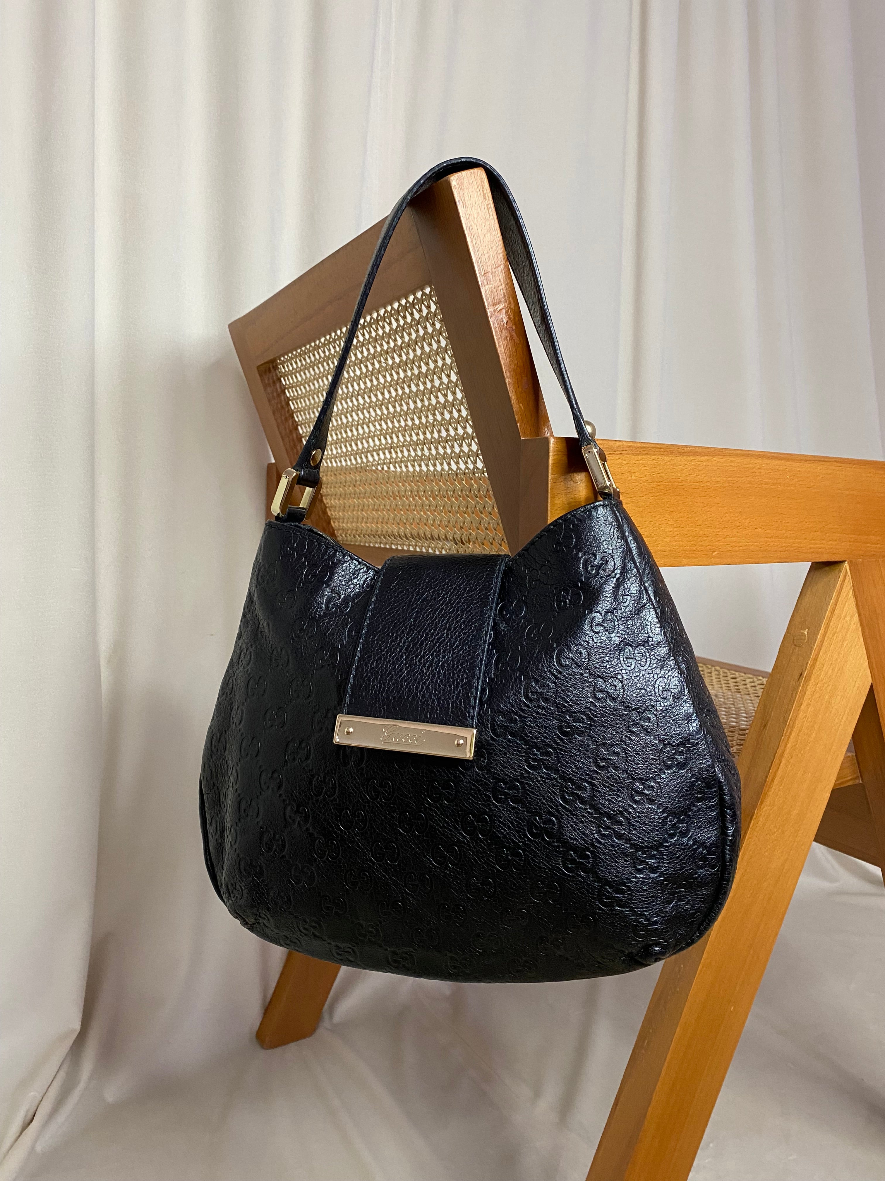 Gucci Black GG Shoulder Bag-handbag-Gucci-The Closet Egypt