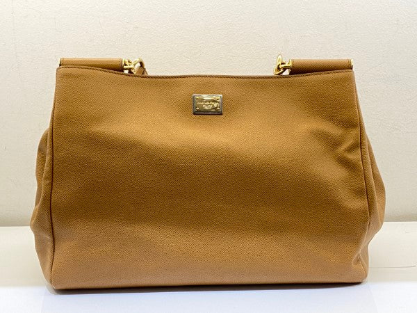 Dolce & Gabbana Beige Tote Bag-handbag-Dolce & Gabbana-The Closet Egypt