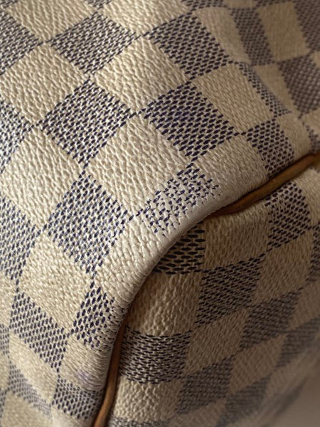 Louis Vuitton Damier Azur Speedy 30 Bag-handbag-Louis Vuitton-The Closet Egypt