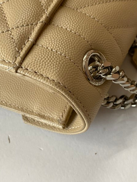 YSL Beige Envelope Medium Crossbody Bag-handbag-YSL-The Closet Egypt