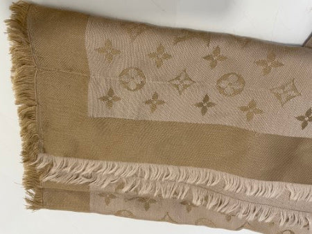 Louis Vuitton Beige Monogram Scarf-Scarf-Louis Vuitton-The Closet Egypt