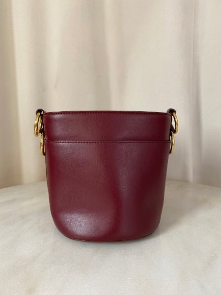 Stella Mccartney Burgundy Bucket Bag-handbag-Stella Mccartney-The Closet Egypt
