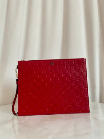 Gucci Red Clutch-Clutch-Gucci-The Closet Egypt