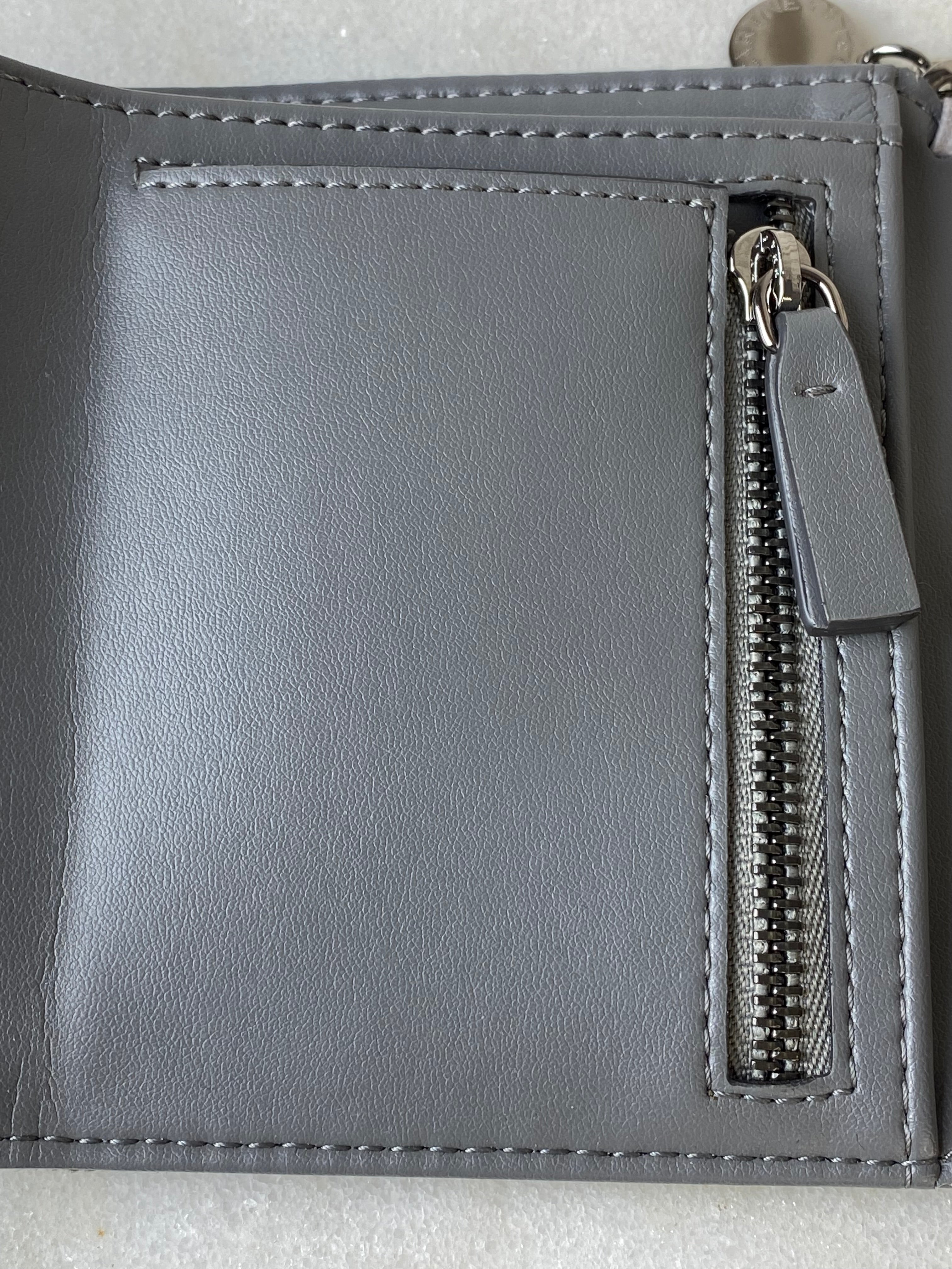 Stella Mccartney Grey Falabella Small Wallet