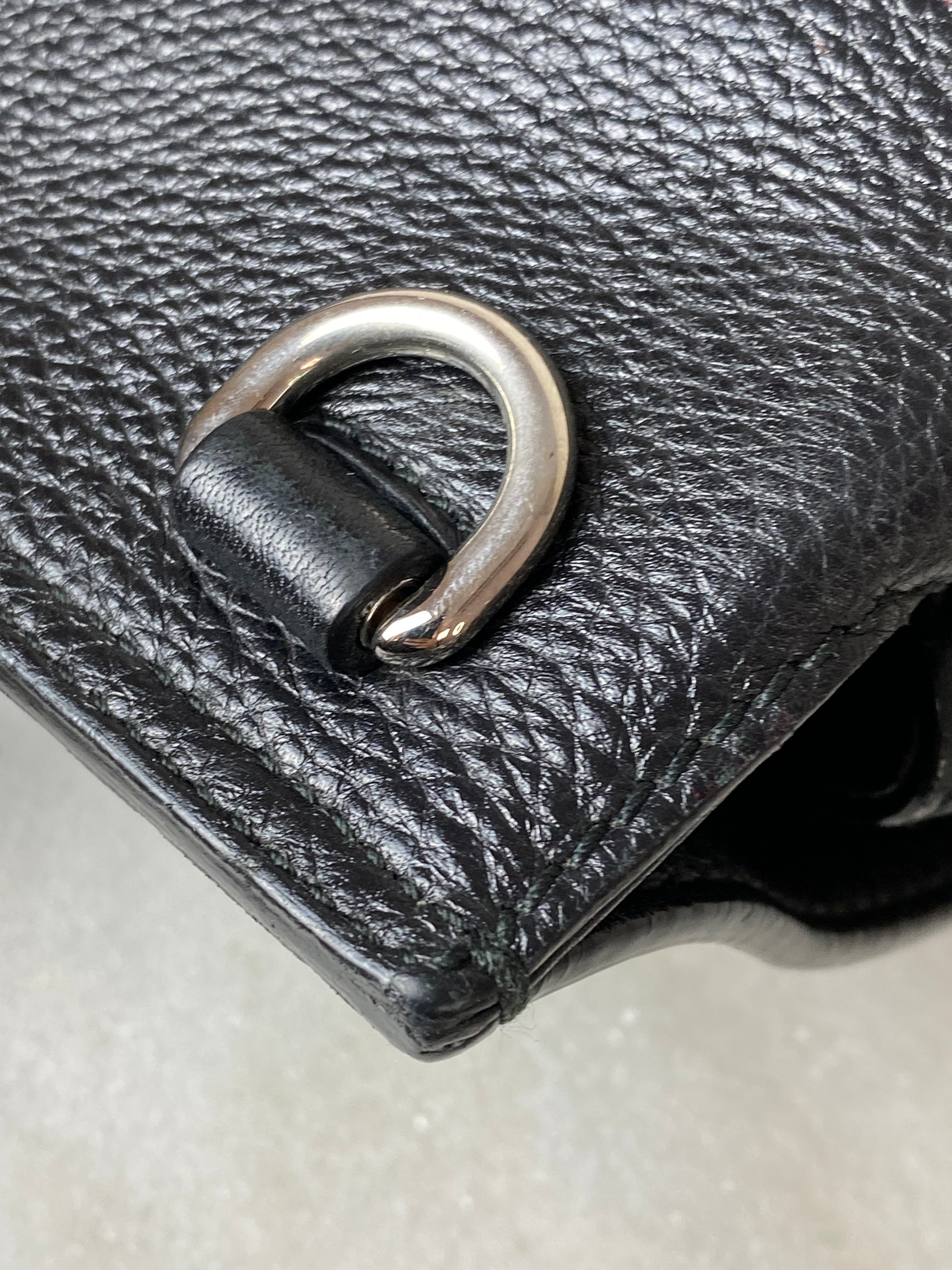 Gucci Black Bamboo Daily Tote Bag