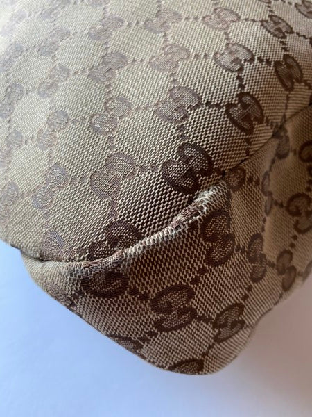 Gucci Ebony GG Hobo Shoulder Bag-handbag-Gucci-The Closet Egypt