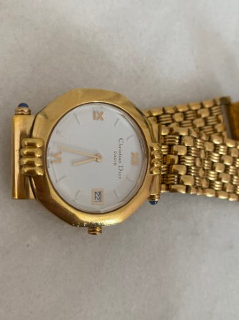 Christian Dior Gold Women Octagon Watch-Watch-Christian Dior-The Closet Egypt