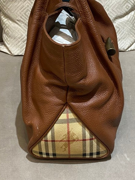 Burberry Brown Vintage Horn Toggle Tote Large Bag-handbag-Burberry-The Closet Egypt