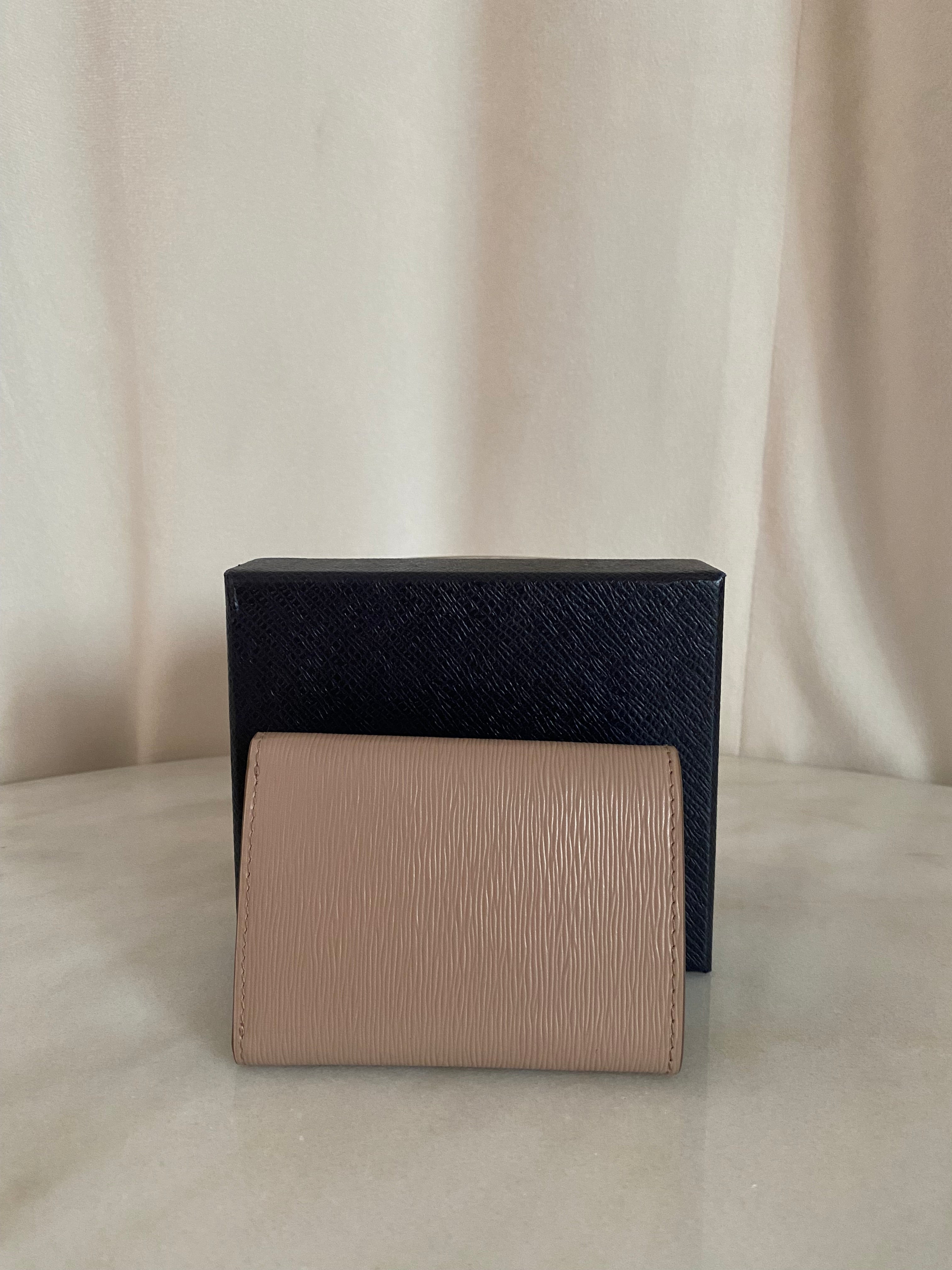 Prada Nude Trifold Small Wallet-wallet-Prada-The Closet Egypt