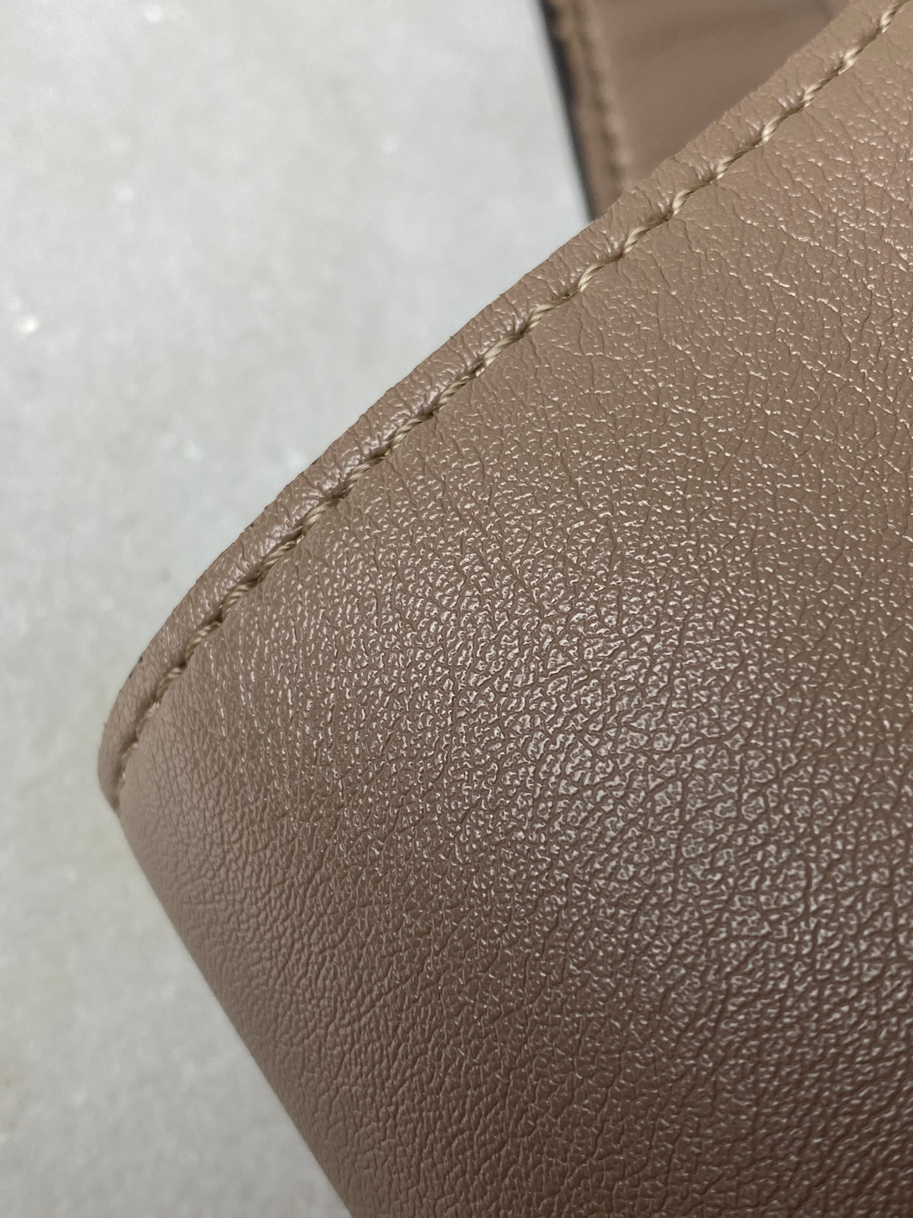 Stella Mccartney Beige Logo Altermat Moss Tote Bag W/ Pouch