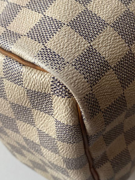 Louis Vuitton Damier Azur Speedy 30 Bag-handbag-Louis Vuitton-The Closet Egypt