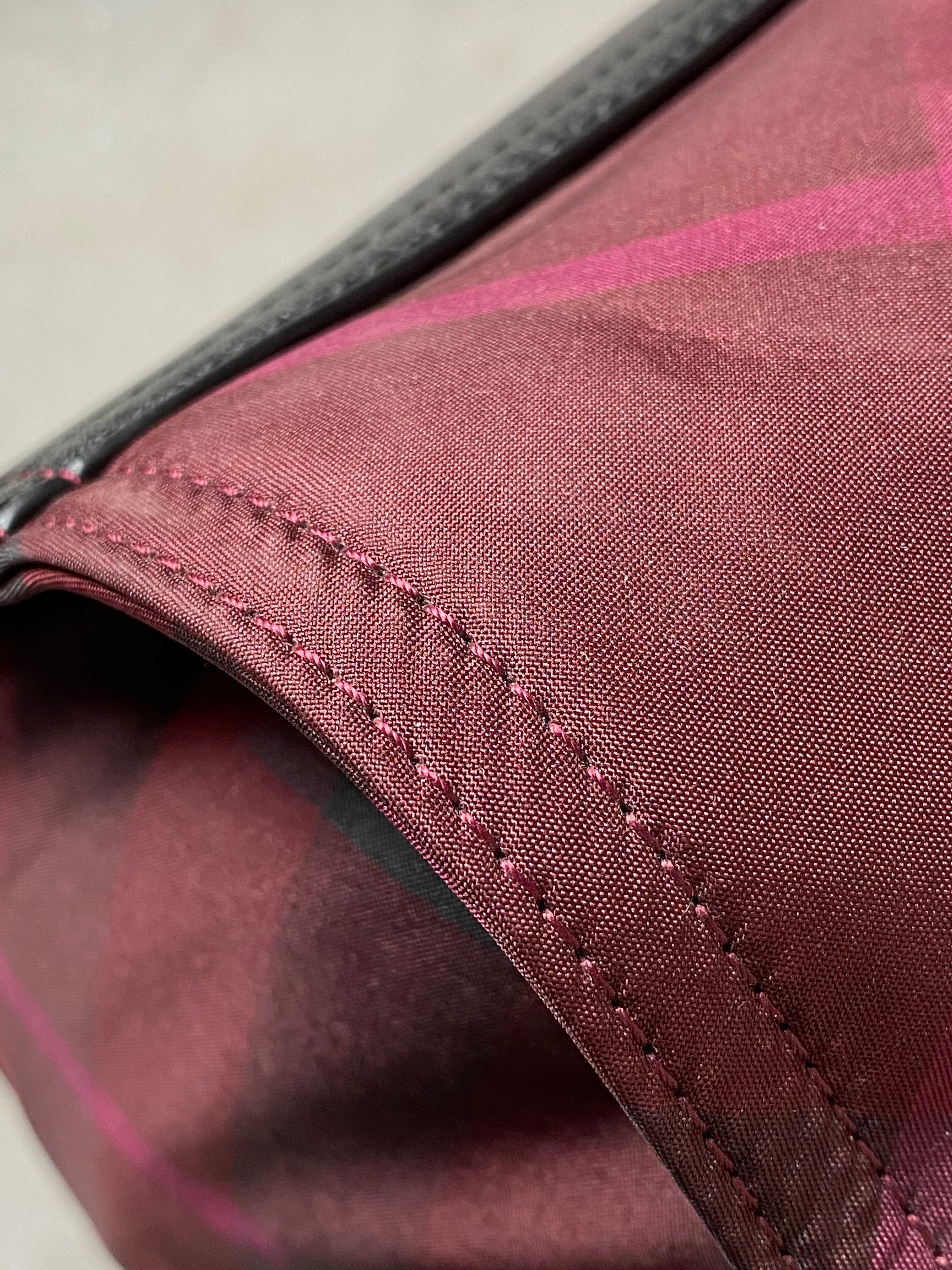 Burberry Red Nova Check Nylon Shoulder Bag-handbag-Burberry-The Closet Egypt