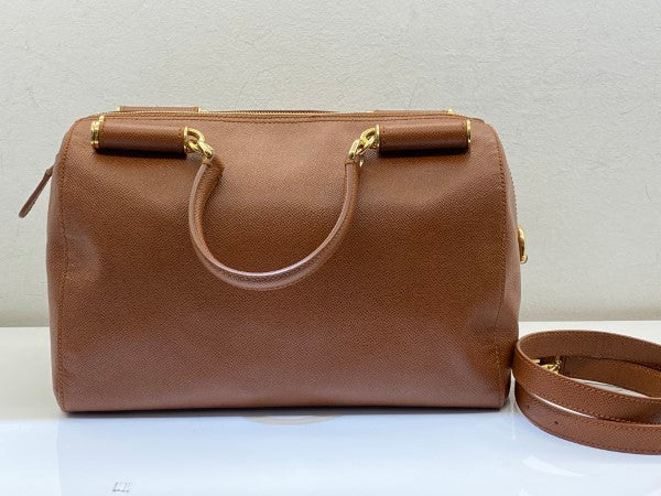 Dolce & Gabbana Camel Boston Bag-handbag-Dolce & Gabbana-The Closet Egypt