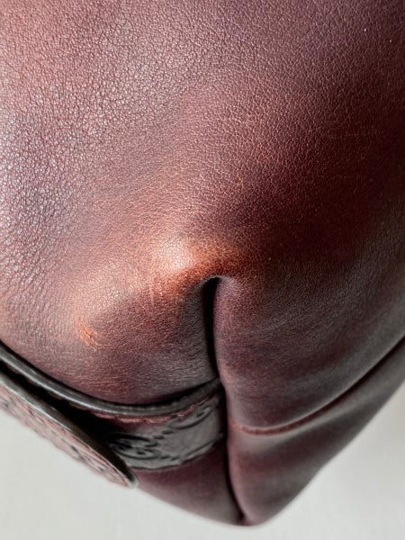 Gucci Burgundy Bamboo Shoulder Bag-handbag-Gucci-The Closet Egypt