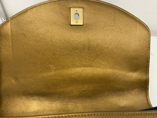 Chanel Metallic Gold Flap Bag-handbag-Chanel-The Closet Egypt