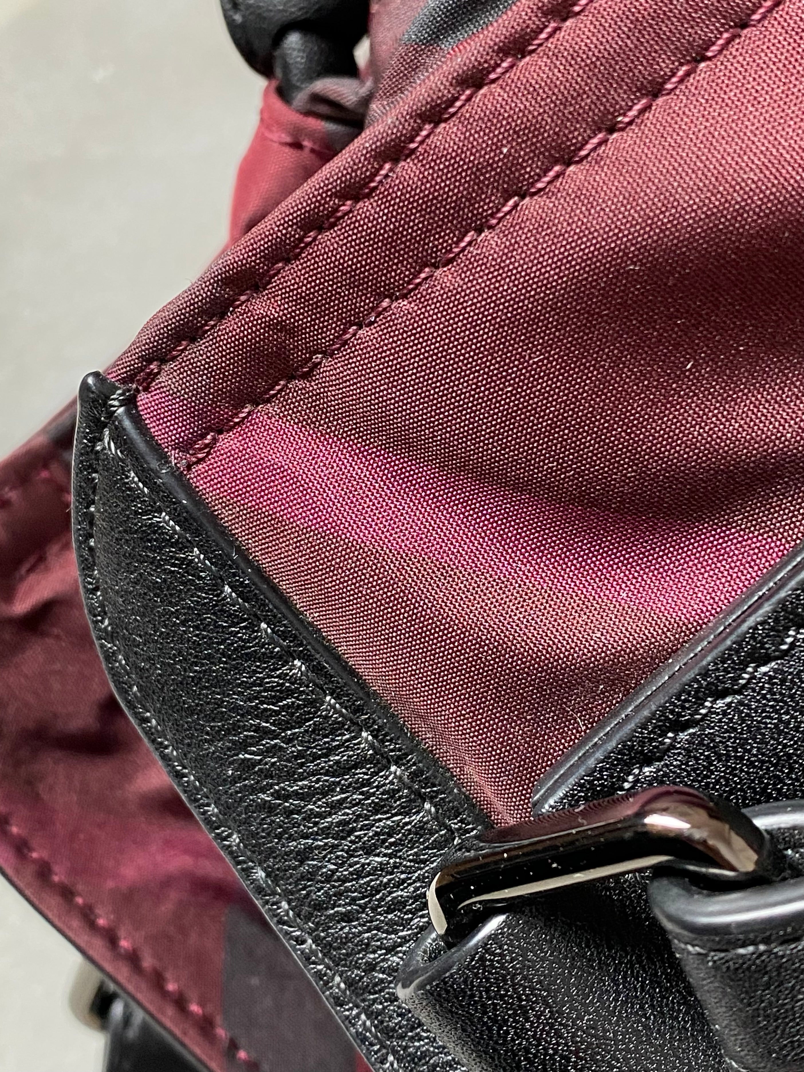 Burberry Red Nova Check Nylon Shoulder Bag-handbag-Burberry-The Closet Egypt