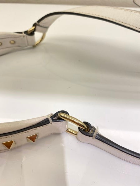 Valentino White VLTN Spike Rockstud Bag-handbag-Valentino-The Closet Egypt