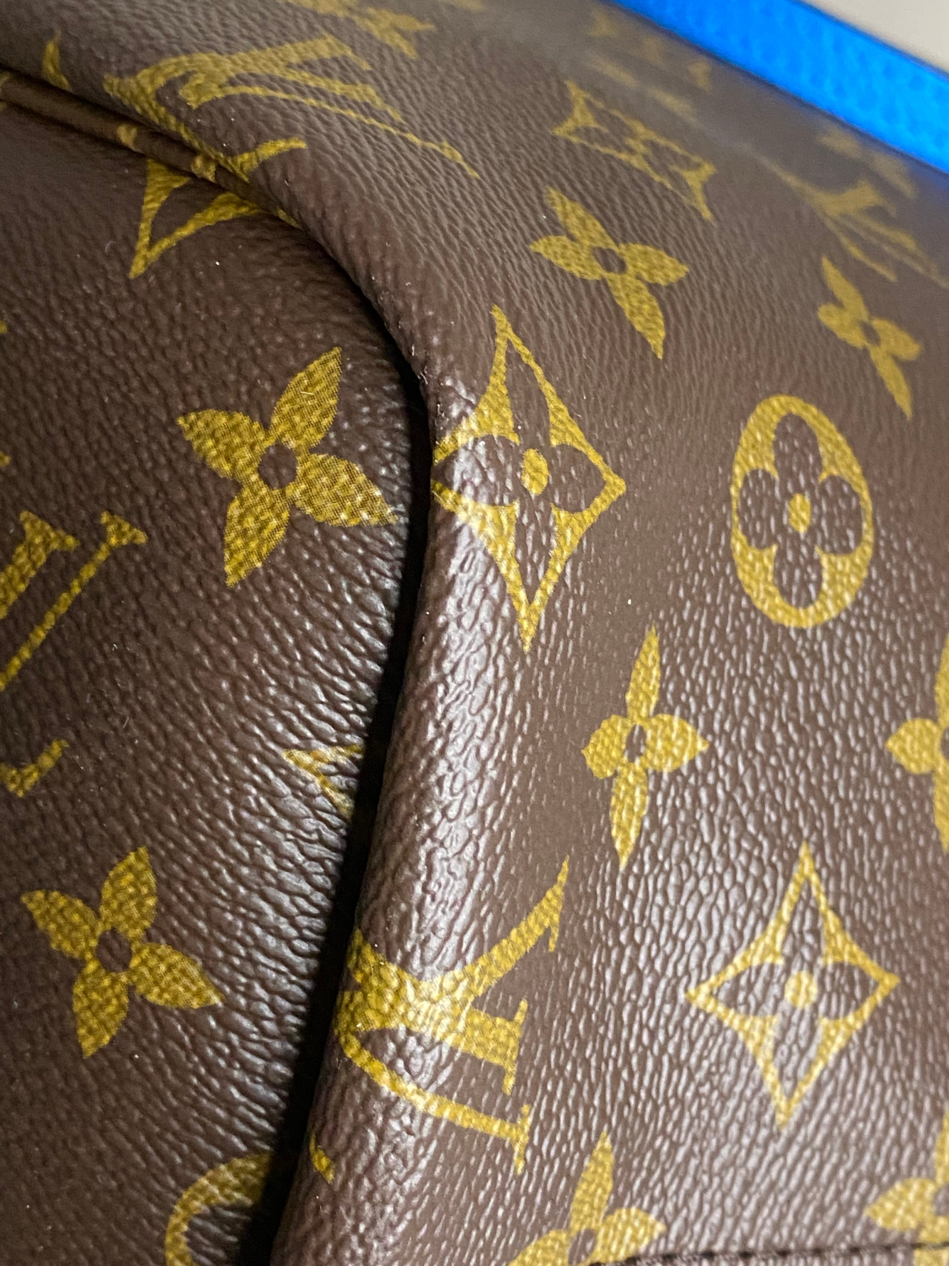 Louis Vuitton Monogram Turquoise Neverfull Inside Out Bag