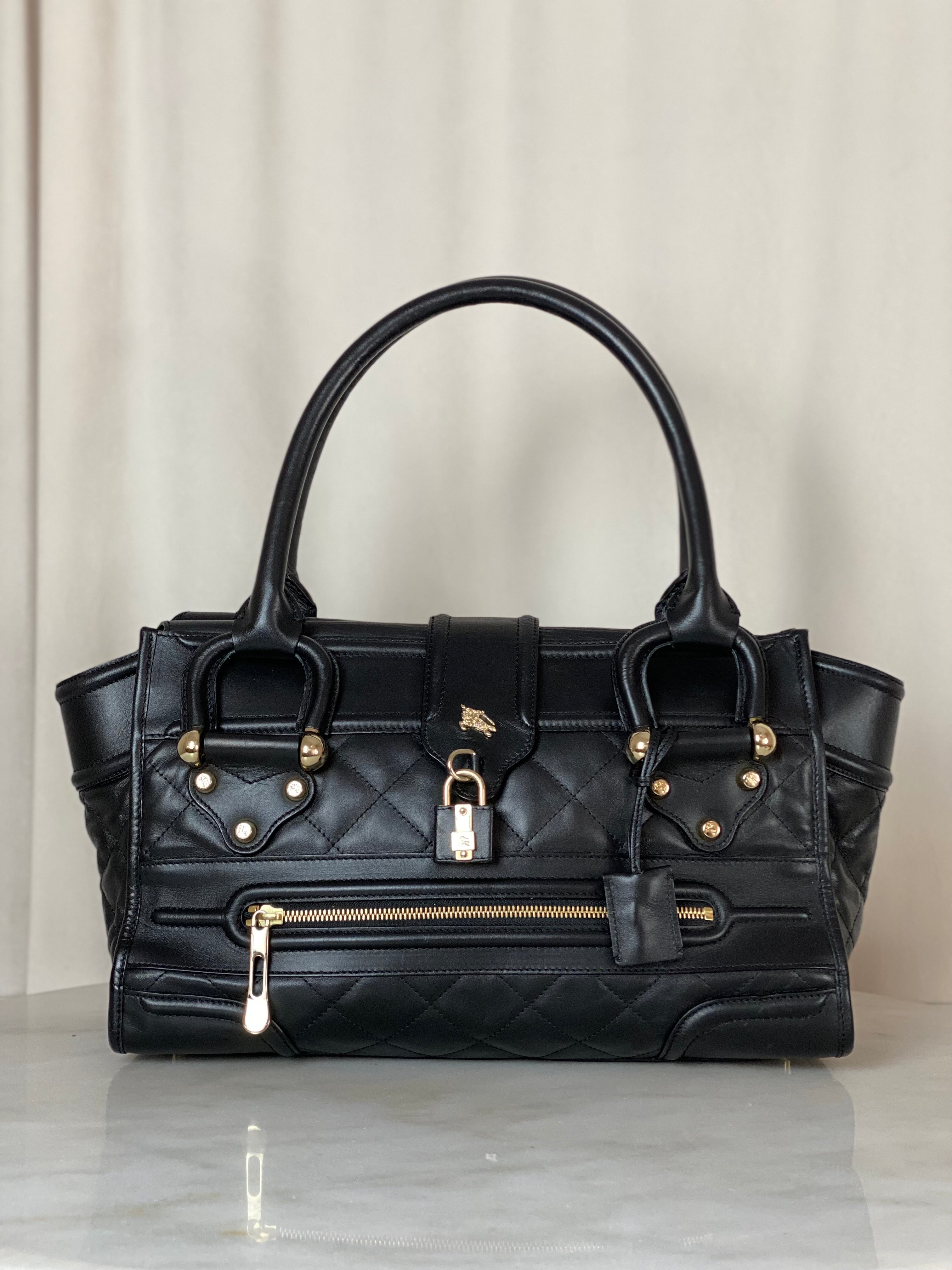 Burberry Black Manor Tote Bag-handbag-Burberry-The Closet Egypt