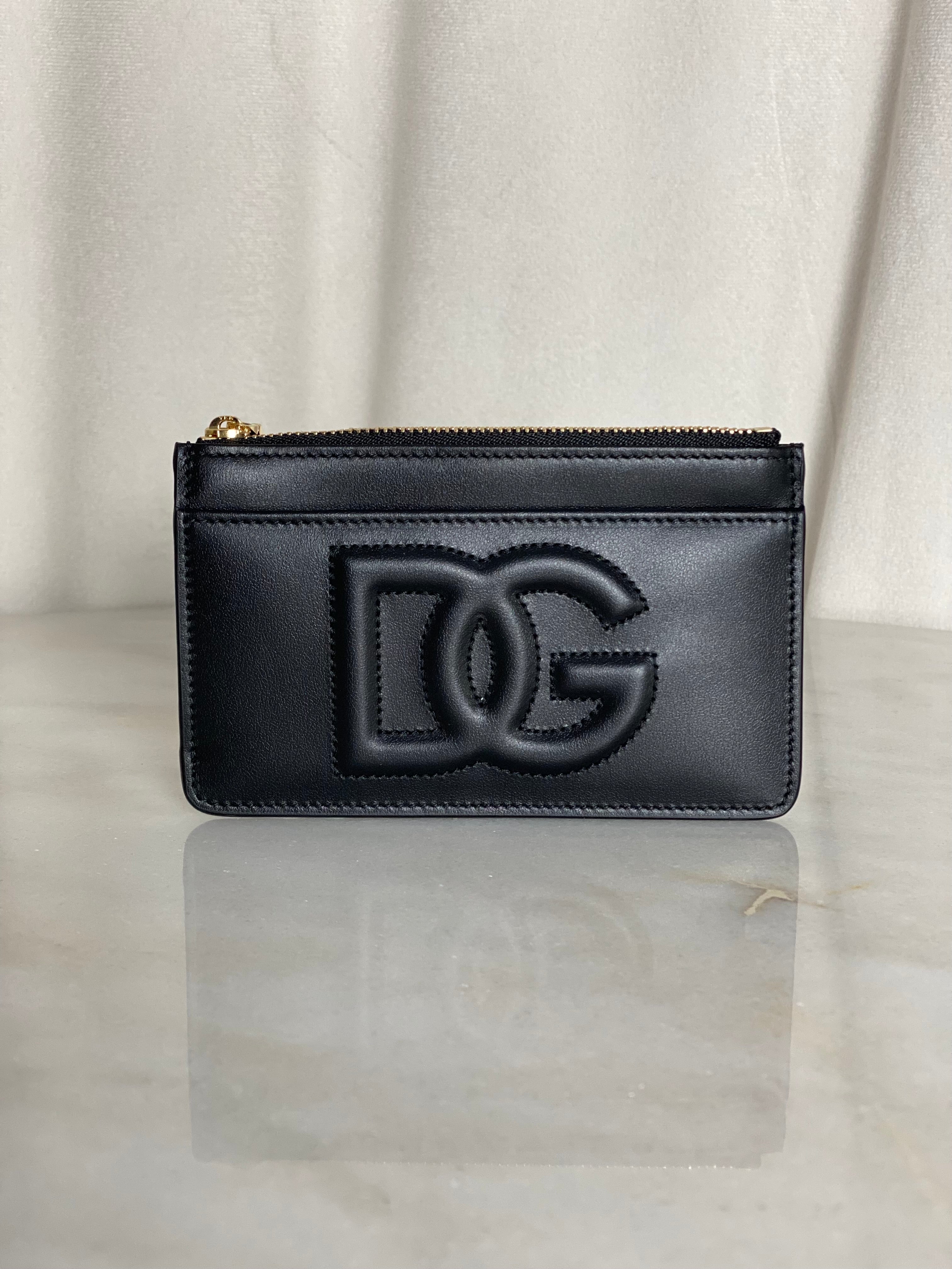 Dolce & Gabbana Black DG Small Zip Wallet-wallet-Dolce & Gabbana-The Closet Egypt