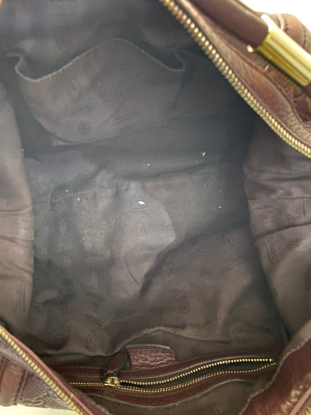 Gucci GG Burgundy Guccissima Hobo Bag-handbag-Gucci-The Closet Egypt