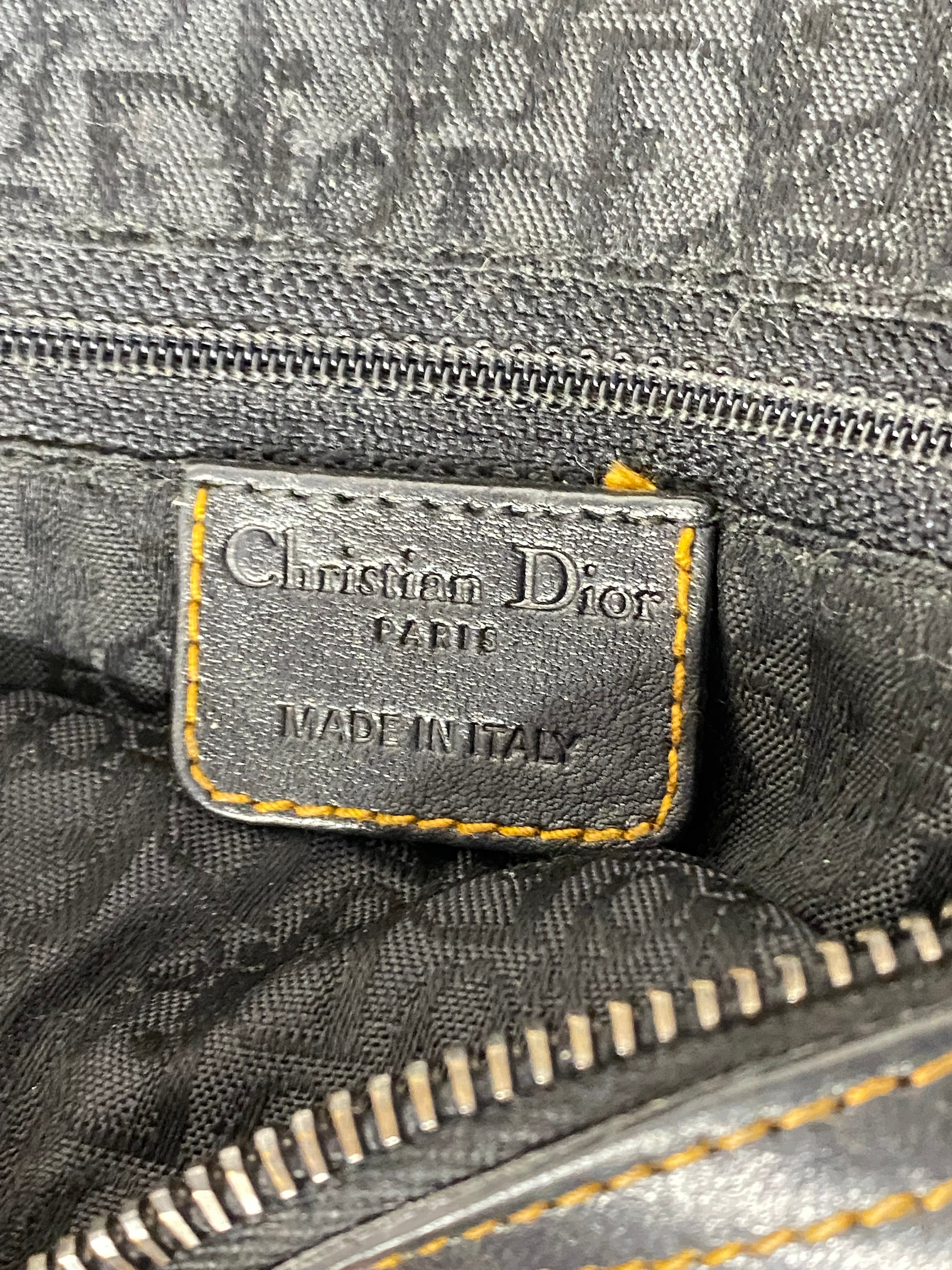 Christian Dior Black Vintage Saddle Bag-handbag-Christian Dior-The Closet Egypt