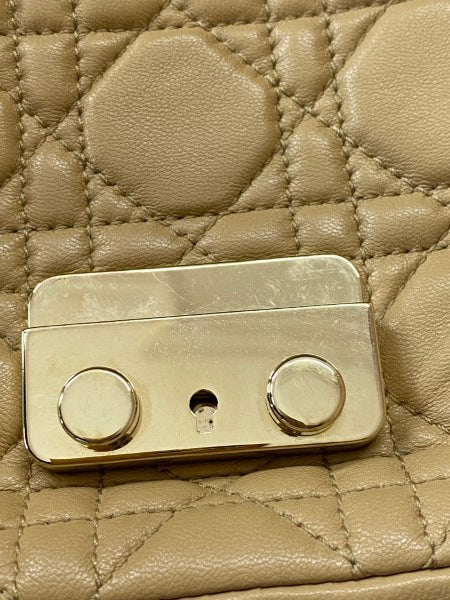 Christian Dior Beige Miss Dior Cannage Small Bag-handbag-Christian Dior-The Closet Egypt