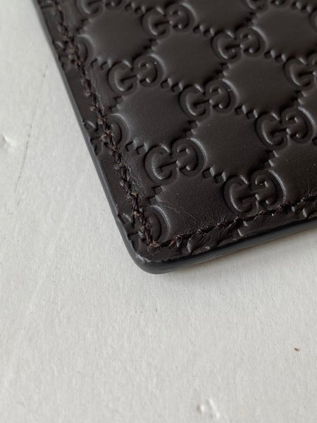 Gucci Brown Guccissima Card Holder-Card Holder-Gucci-The Closet Egypt