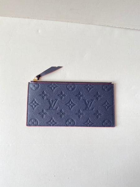 Louis Vuitton Navy Blue Monogram Empreinte Felicie Clutch-Clutch-Louis Vuitton-The Closet Egypt