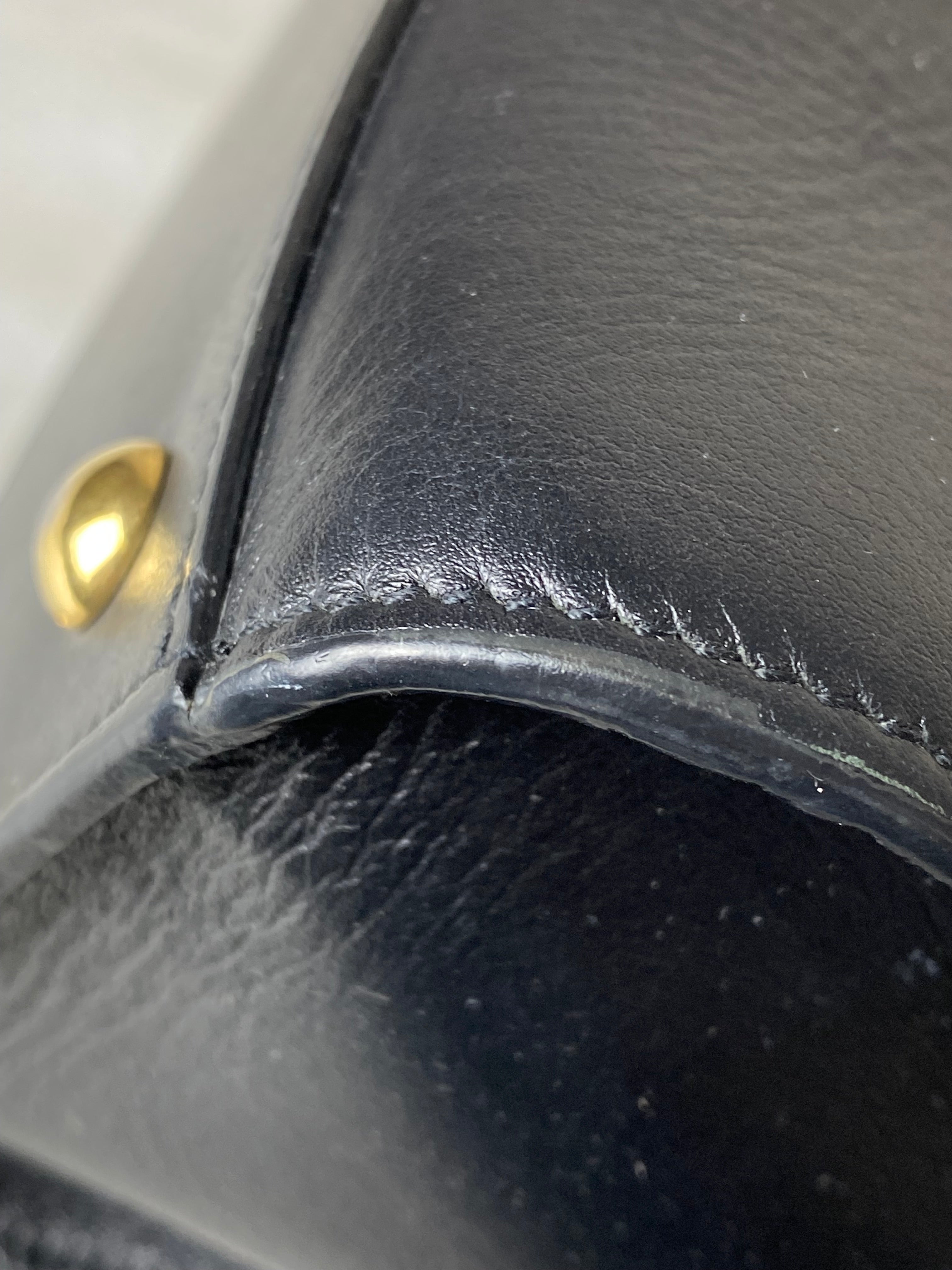 YSL Black Cabas Bag W/ Strap-handbag-YSL-The Closet Egypt