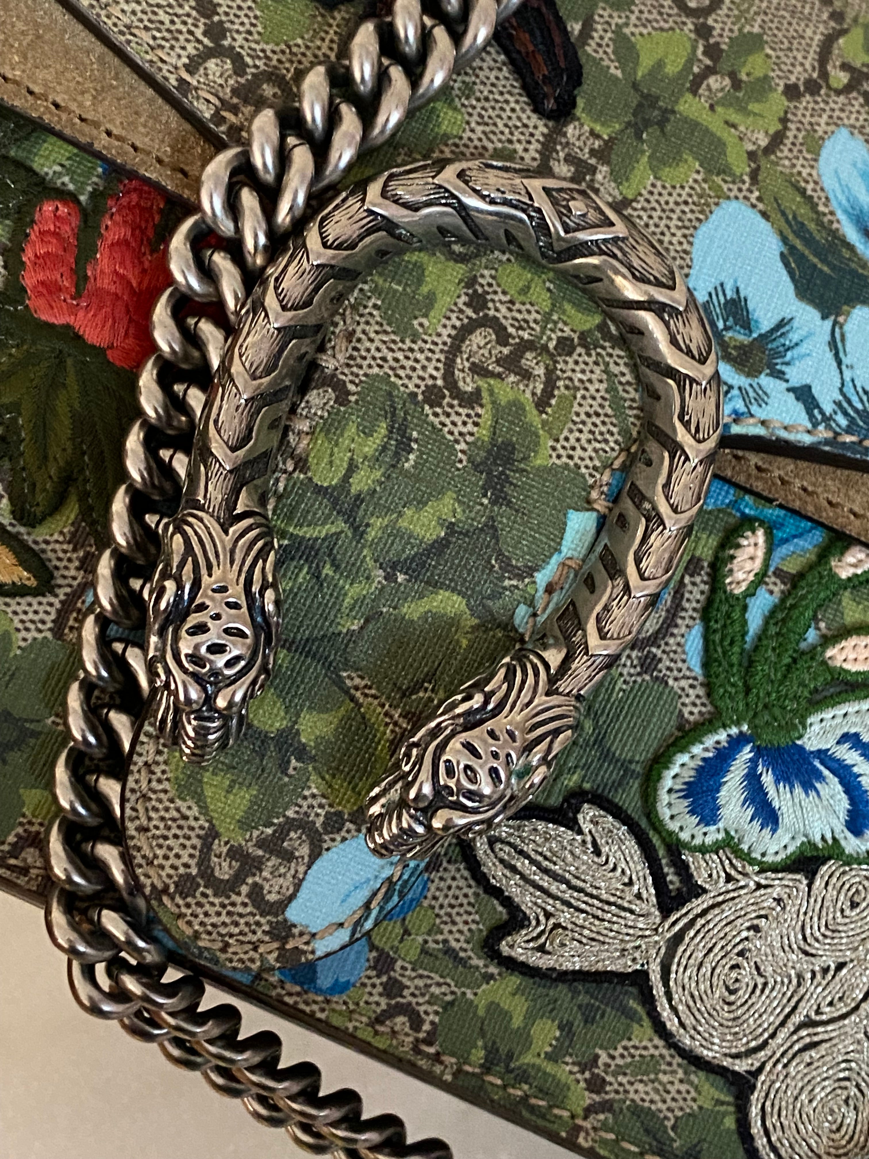 Gucci Multicolor GG Dionysus Floral and Bee Small Bag-handbag-Gucci-The Closet Egypt