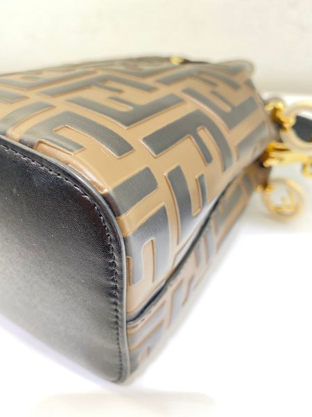 Fendi Bicolor FF Mon Tresor Mini Bucket Bag-handbag-Fendi-The Closet Egypt