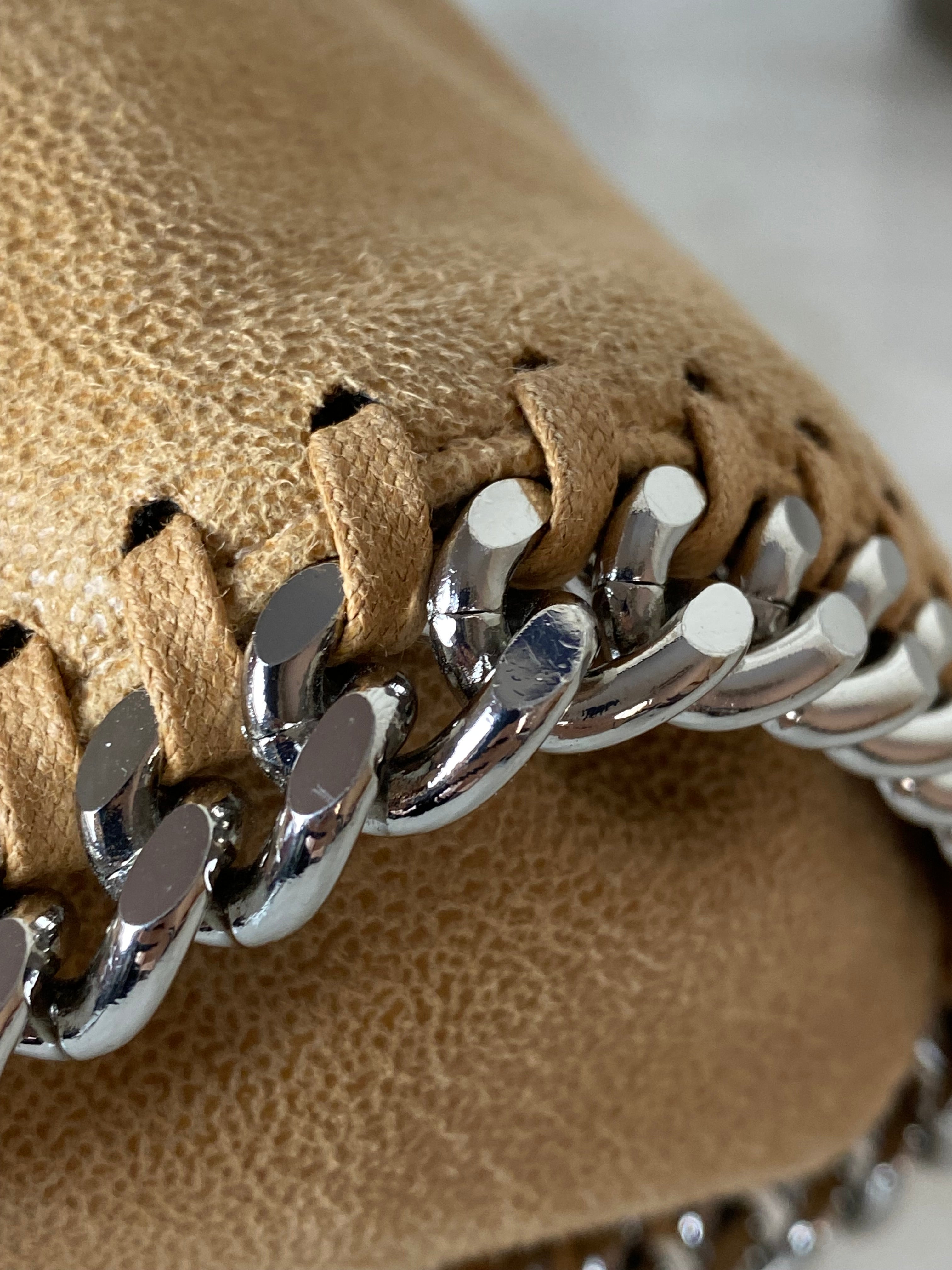Stella Mccartney Camel Falabella Mini Bag-handbag-Stella Mccartney-The Closet Egypt