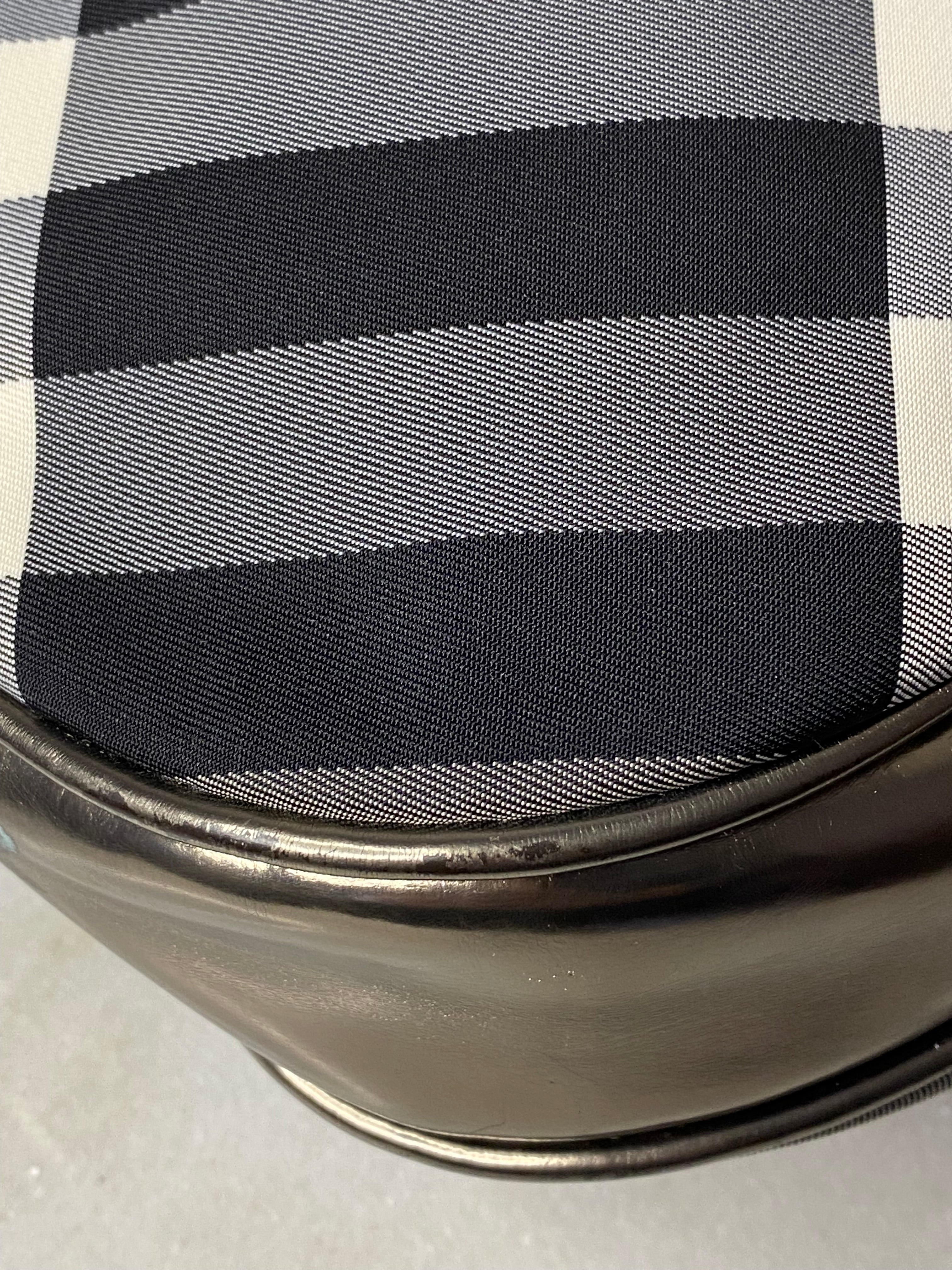 Burberry Metallic Dark Grey Beat Check Shoulder Bag-handbag-Burberry-The Closet Egypt