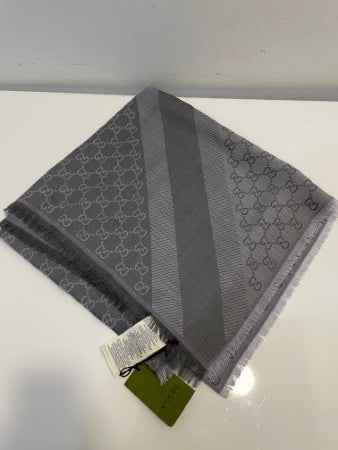 Gucci Grey GG Shawl-Shawl-Gucci-The Closet Egypt