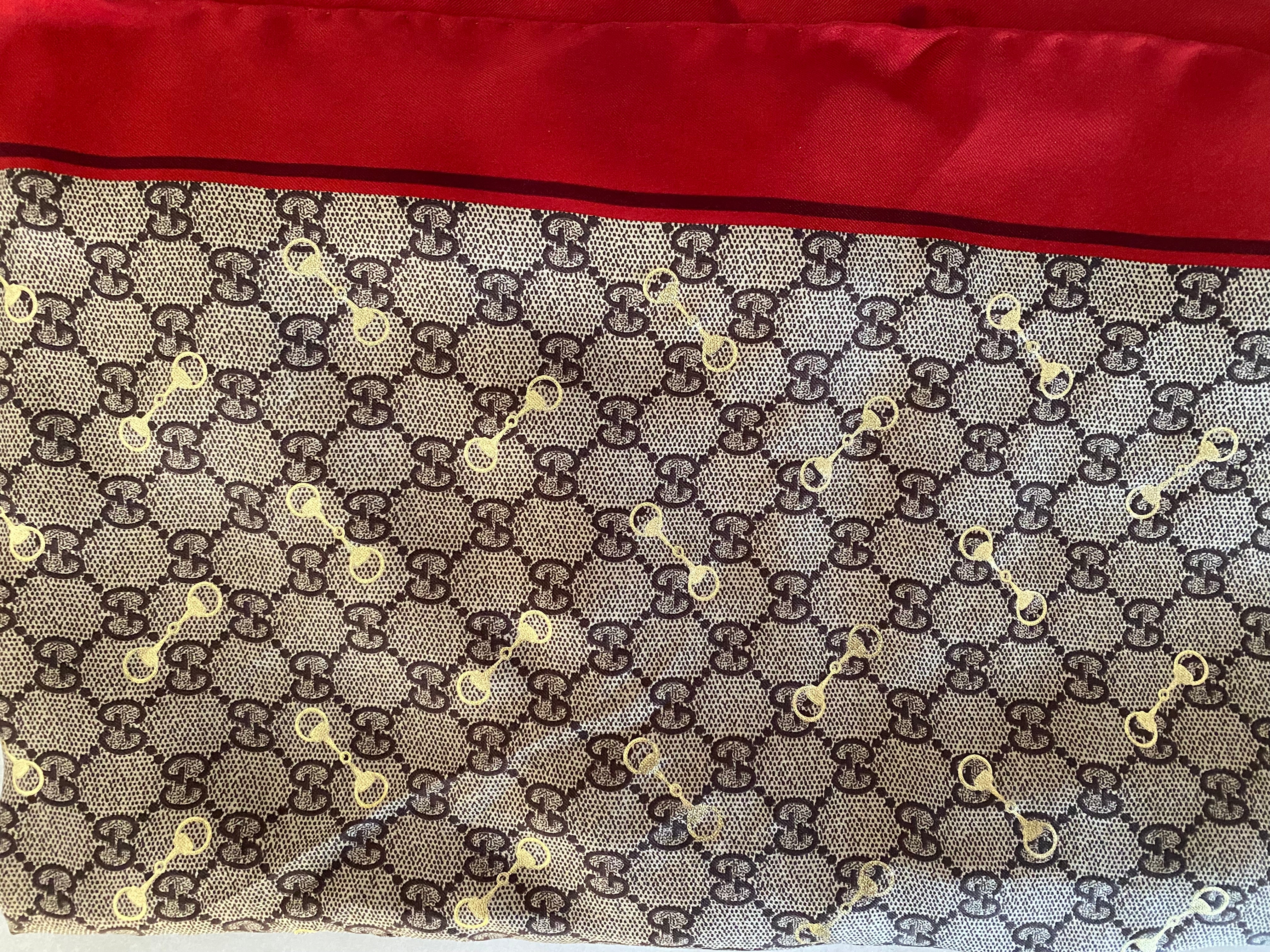 Gucci Multicolor GG Horsebit Silk Scarf 90-Scarf-Gucci-The Closet Egypt