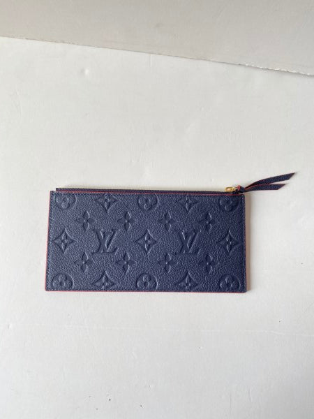 Louis Vuitton Navy Blue Monogram Empreinte Felicie Clutch-Clutch-Louis Vuitton-The Closet Egypt