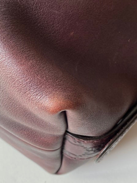 Gucci Burgundy Bamboo Shoulder Bag-handbag-Gucci-The Closet Egypt