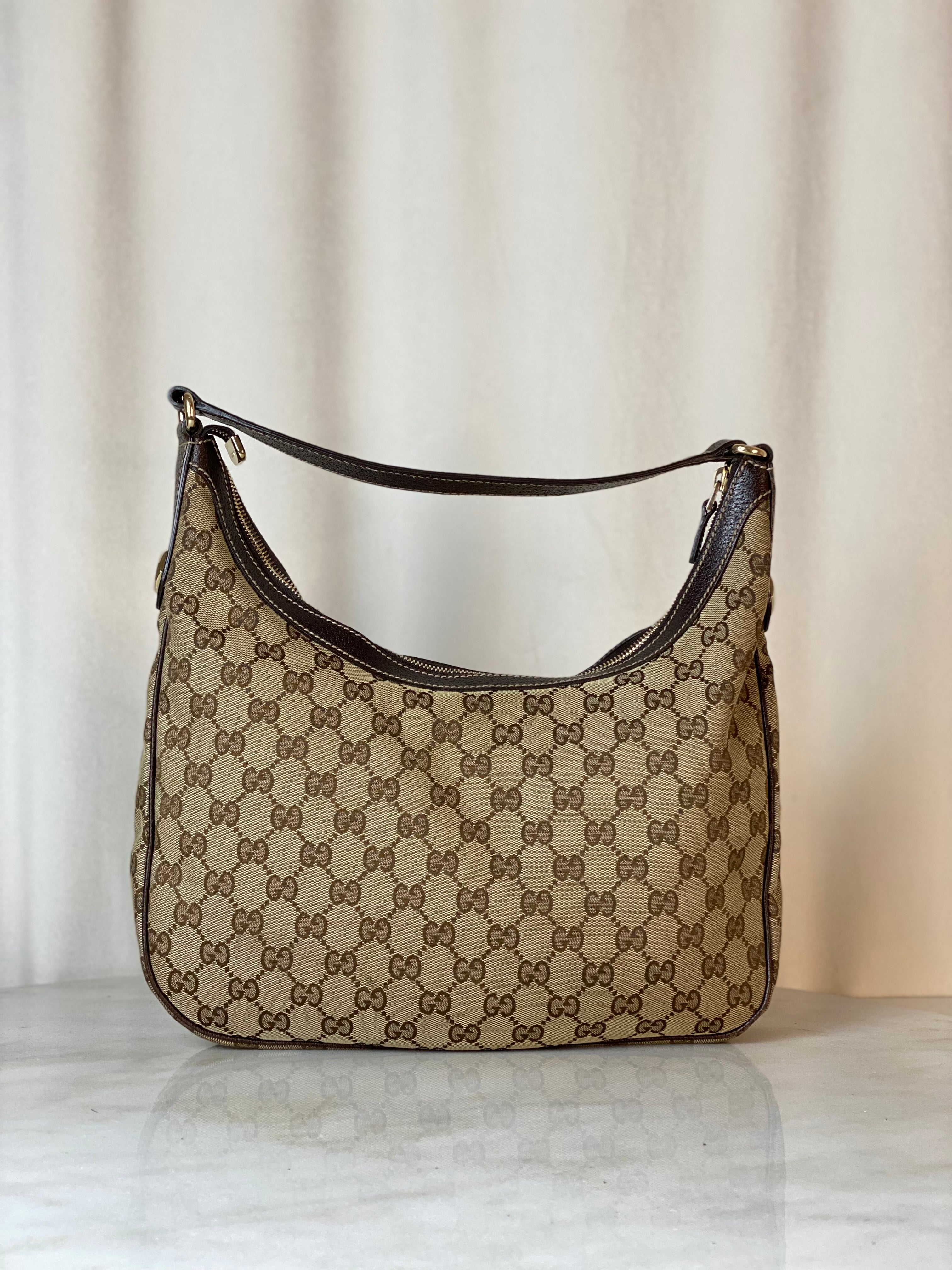 Gucci Bicolor Charmy GG Small Hobo Bag-handbag-Gucci-The Closet Egypt
