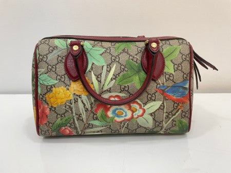 Gucci Bicolor GG Supreme Monogram Tian Boston Bag-handbag-Gucci-The Closet Egypt