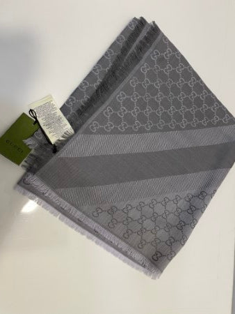 Gucci Grey GG Shawl-Shawl-Gucci-The Closet Egypt