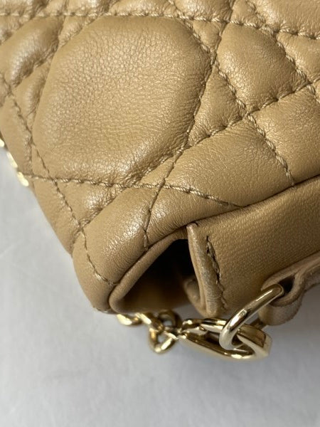Christian Dior Beige Miss Dior Cannage Small Bag-handbag-Christian Dior-The Closet Egypt