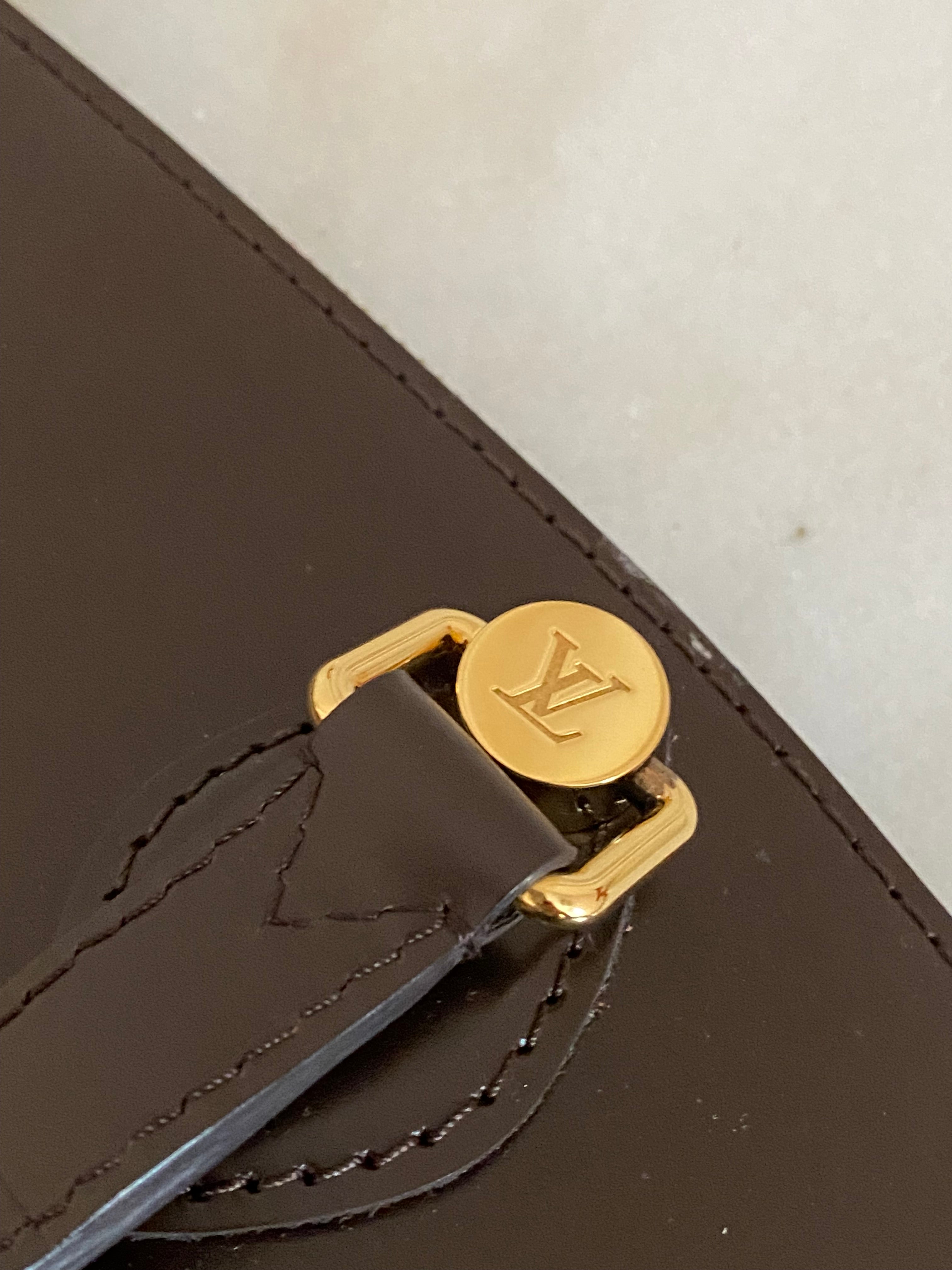 Louis Vuitton Damier Ebene Salvi Tote Bag W/ Strap-handbag-Louis Vuitton-The Closet Egypt