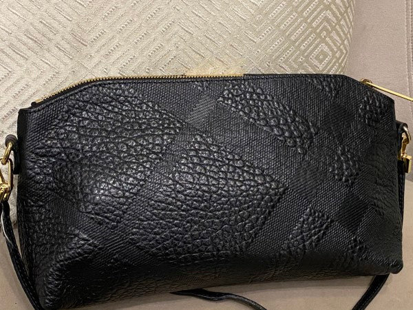 Burberry Black Embossed Signature Crossbody Bag-handbag-Burberry-The Closet Egypt