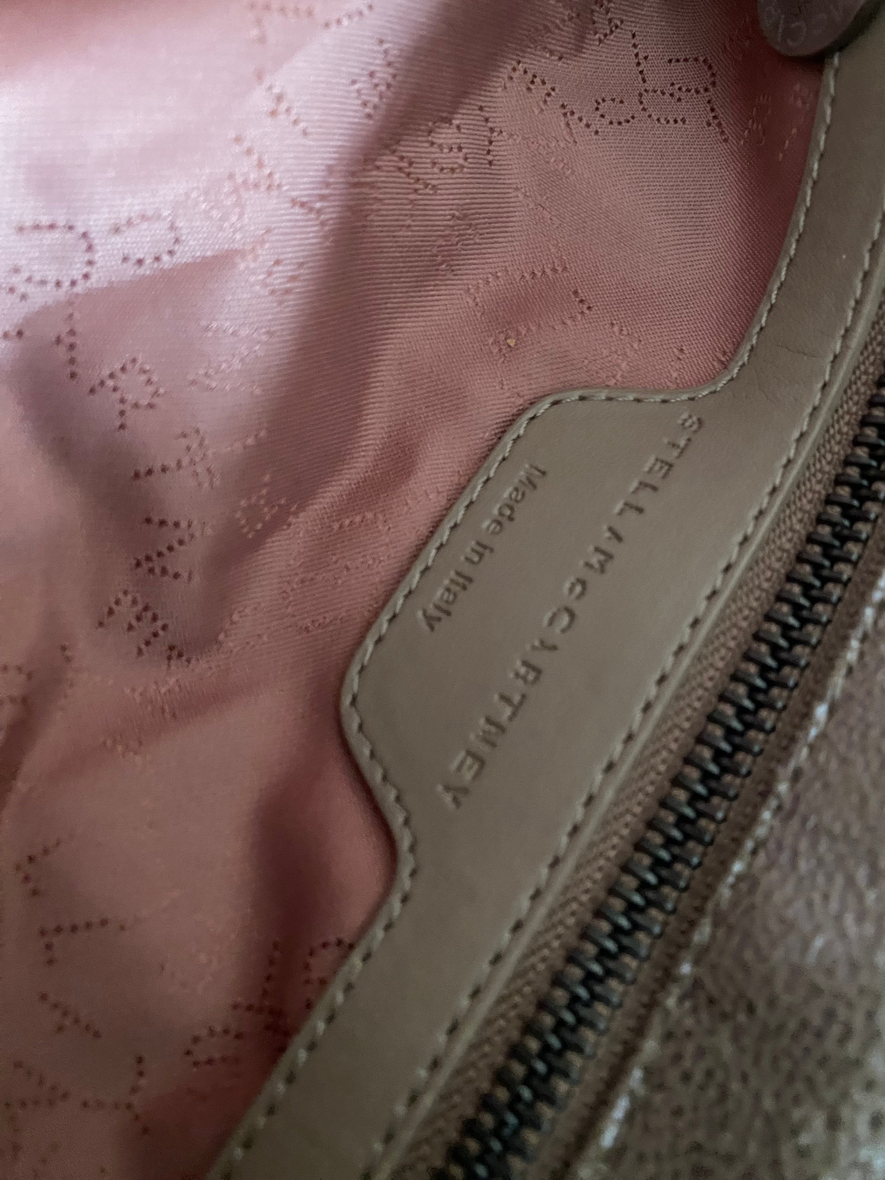 Stella Mccartney Beige Falabella Fold Over Bag-handbag-Stella Mccartney-The Closet Egypt