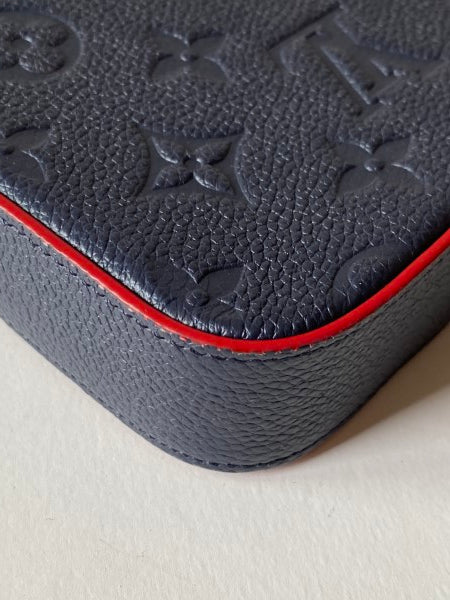 Louis Vuitton Navy Blue Monogram Empreinte Felicie Clutch-Clutch-Louis Vuitton-The Closet Egypt