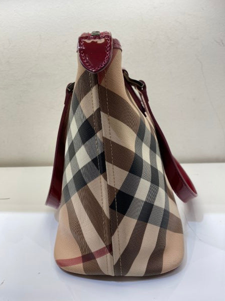 Burberry Bicolor House Check Bag-handbag-Burberry-The Closet Egypt