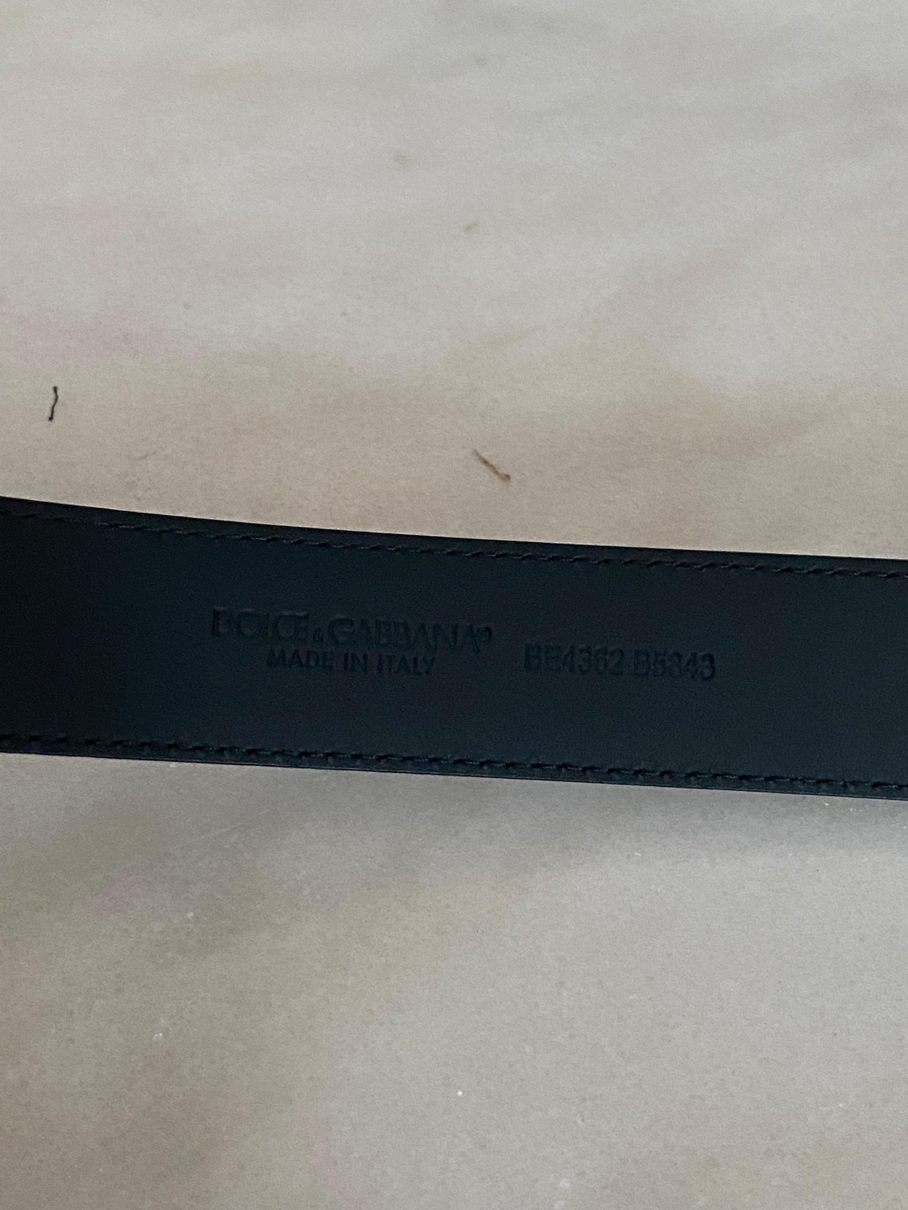 Dolce & Gabbana Black DG Belt-Belt-Dolce & Gabbana-The Closet Egypt