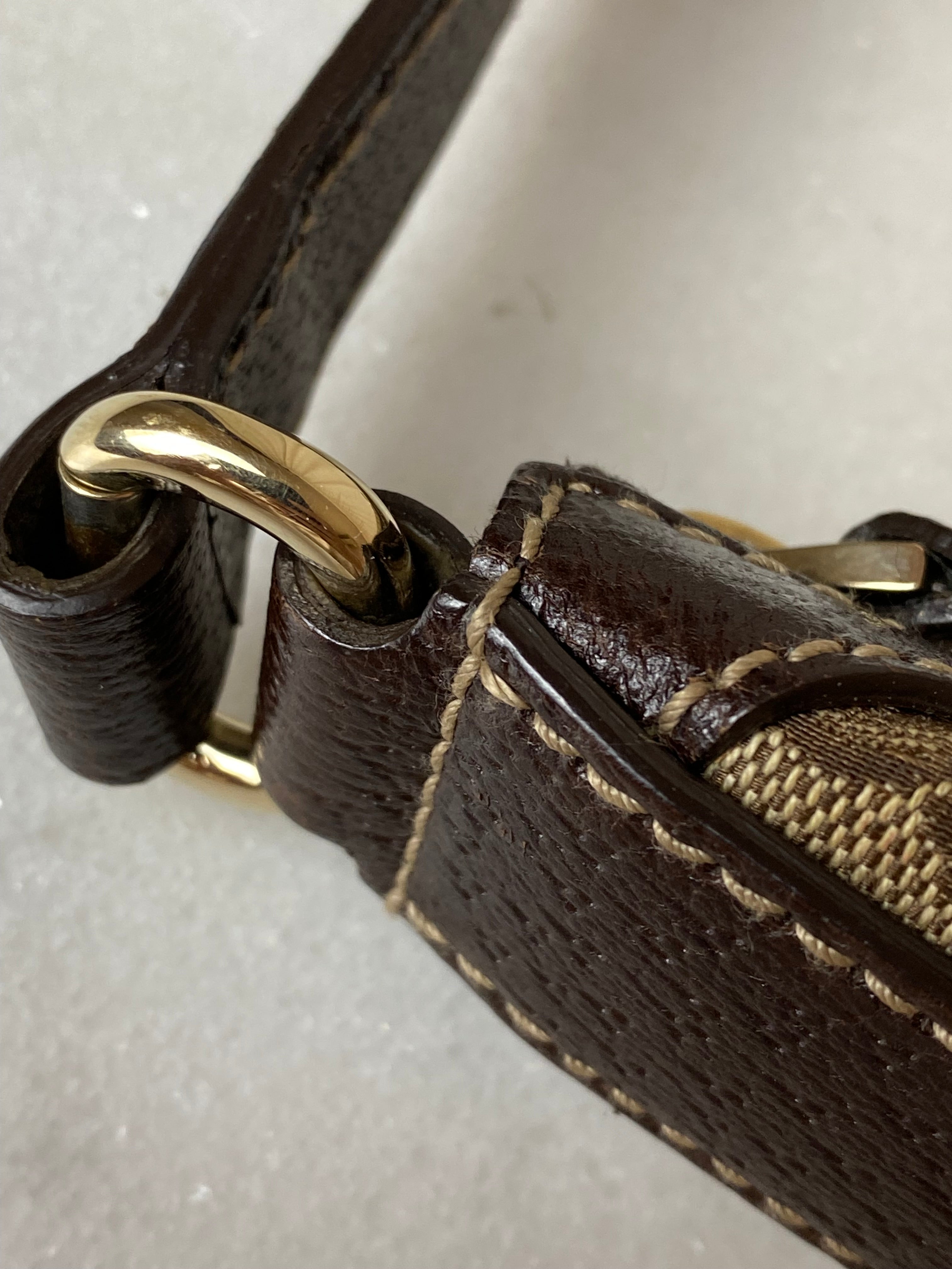 Gucci Bicolor Charmy GG Small Hobo Bag-handbag-Gucci-The Closet Egypt