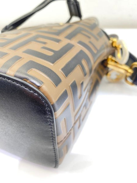 Fendi Bicolor FF Mon Tresor Mini Bucket Bag-handbag-Fendi-The Closet Egypt